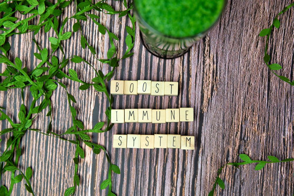 Wooden blocks spelling