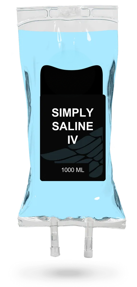 Simply Saline IV bag