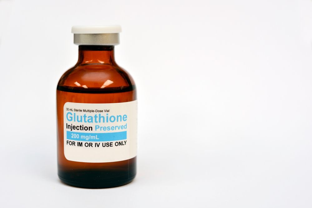 Brown vial labeled