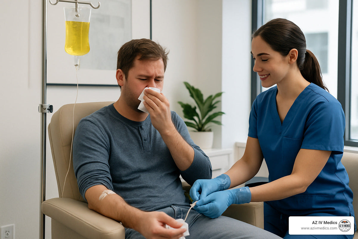 IV Therapy for Cold and Flu: Rapid Recovery Tips