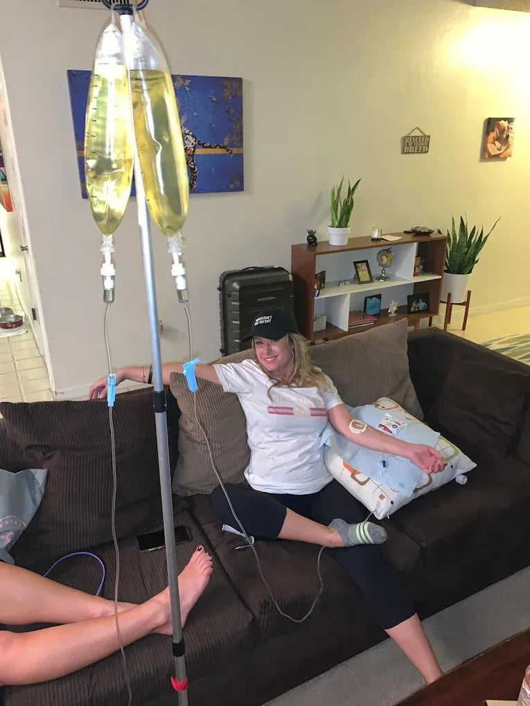 AZ IV Medics IV therapy treatment setup inside the Scottsdale clinic