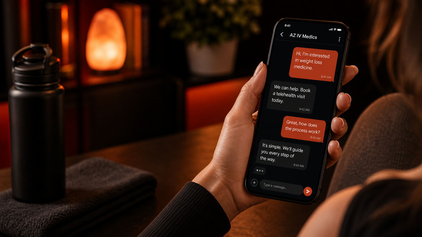 AZ IV Medics telehealth consultation from home